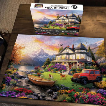 Pun puzzle per Jigsaw Villa Tranquil 1000 pezzi